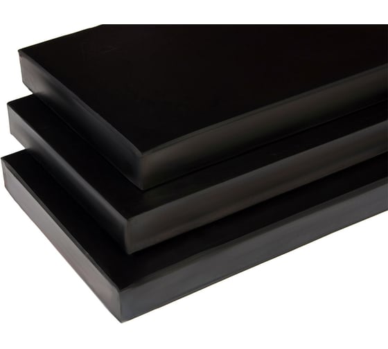 Резиновая техпластина HIMPT на отвал (скребок), 1000x250x40 мм, металлический трос 8 мм 00-00002597 1