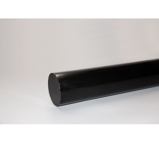 Полиацеталь HIMPT черный стержень Ф 60 мм ПОМ-С (L=1000 мм, ~4,5 кг) 00-00019798 1