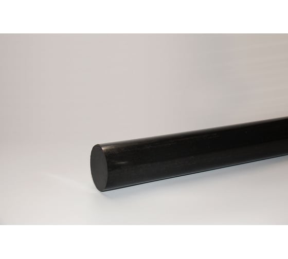Полиацеталь HIMPT черный стержень Ф 45 мм ПОМ-С (L=1000 мм, ~2,6 кг) 00-00019796 1