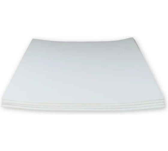 Фторопласт Rusbelt Ф-4 лист 5 мм 500х500 мм (70% перв.) +/-3,13 кг 00-00043159