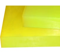 Полиуретан листовой EBF 70 мм (500х500 мм, 19.8 кг, жёлтый) 4657848900199