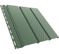 Перфорированный софит BRYZA 3 м, 0,305 м, 0,92 кв.м, зелёный 81-015
