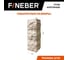 Угол наружный к фасадной панели FINEBER Дачный Доломит, бежевый 485x140 мм, 4 шт., FD.E.DLM.a1.20-1.4 5