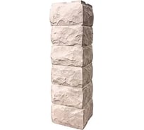 Угол наружный к фасадной панели FINEBER Дачный Скол 3D-Facture, светло-бежевый 589x146 мм, 4 шт., FB.FP.DA.OC.SK.3DF.cLbe.4
