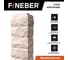 Угол наружный к фасадной панели FINEBER Дачный Скол 3D-Facture, светло-бежевый 589x146 мм, 4 шт., FB.FP.DA.OC.SK.3DF.cLbe.4 3