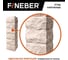 Угол наружный к фасадной панели FINEBER Дачный Скол 3D-Facture, светло-бежевый 589x146 мм, 4 шт., FB.FP.DA.OC.SK.3DF.cLbe.4 4