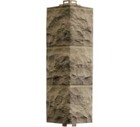 Угол наружный к фасадной панели FINEBER Доломит, дымчатый 485x140 мм, 14 шт., FD.E.DLM.a1.24-1