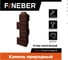 Угол наружный к фасадной панели FINEBER Камень природный, коричневый 455x137 мм, 4 шт., FB.F.ST2.a1.E.15.4 2