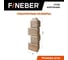 Угол наружный к фасадной панели FINEBER Камень природный, песочный 455x137 мм, 10 шт., FB.F.ST2.a1.E.18 5