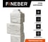 Угол наружный к фасадной панели FINEBER Камень природный, жемчужный 455x137 мм, 10 шт., FB.F.ST2.a1.E.22 2