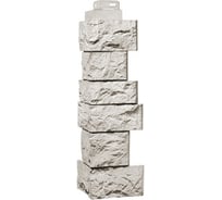 Угол наружный FINEBER Камень дикий, жемчужный 485x143 мм, 4 шт., FB.FP.WLD.OC.16.4