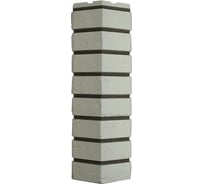 Угол наружный FINEBER Кирпич Баварский, белый 589x155 мм, 4 шт., FB.FP.BVR.OC.01.4