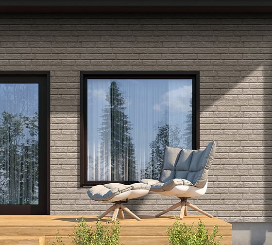 Сайдинг FINEBER BrickHouse Кирпич, белый, 210x2000 мм, 12 шт. FB.FM.BR.Wh