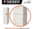 Угол наружный FINEBER к фасадной панели Блок, молочно-белый 589x155 мм, 4 шт., FB.F.BL.b1.E.46.4 4