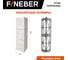 Угол наружный FINEBER к фасадной панели Блок, молочно-белый 589x155 мм, 4 шт., FB.F.BL.b1.E.46.4 5