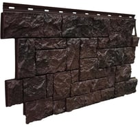 Фасадная панель FINEBER Камень дикий, коричневый 1123x465 мм, 10 шт., 0,44м² FB.F.S.W.c1.15-1