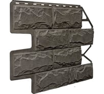 Фасадная панель FINEBER Блок, тёмно-серый, шт 795x595 мм, 10 шт., 0,35м² FB.F.BL.b1.43