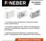 Фасадная панель FINEBER Камень природный Цвет: жемчужный 1087x446 мм, 10 шт., 0,41м² FB.F.ST2.a1.22 5