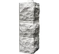 Угол наружный к Фасайдингу FINEBER Дачный Доломит, светло-серый, 4 шт FD.E.DLM.a1.23-1.4