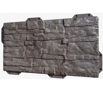 Панель облицовочная NeoКомпозит ППК "Сланец" 440x220x16, коричневая ТУ ПФ(Т)-440х220 Сл10
