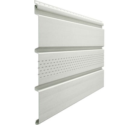 Софит с центральной перфорацией  DOCKE STANDARD пломбир PSSF-1044