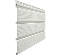 Перфорированный софит DOCKE STANDARD пломбир PSSL-1044