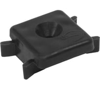 Клипса рядная пластиковая для монтажа фасадной панели Grinder deco 300 ДПК скрытый крепеж, черная, 20х8х26 мм, упаковка 50 шт. FP 14