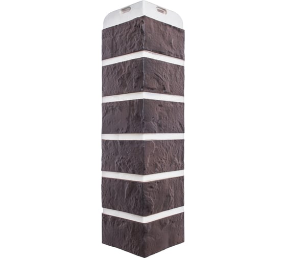 Наружный угол к фасадным панелям Альта Профиль КИРПИЧ РИЖСКИЙ (цвет 05; 10 шт в упаковке) 7664 1