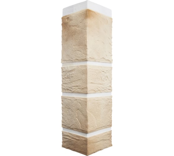 Наружный угол к фасадным панелям Альта Профиль ПРАЖСКИЙ КАМЕНЬ (цвет 04) 7643 1