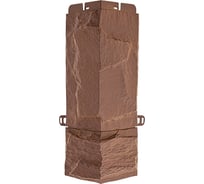 Наружный угол к фасадным панелям Альта Профиль коллекции ГРАНИТ ЭКО ТЕРРАКОТОВЫЙ 8377