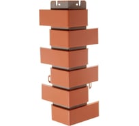 Наружный угол к фасадным панелям Альта Профиль КИРПИЧ КЛИНКЕРНЫЙ КРАСНЫЙ 7025