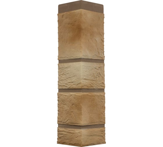 Наружный угол к фасадным панелям Альта Профиль КАМЕНЬ ПРИРОДНЫЙ РАКУШЕЧНИК 7671 1