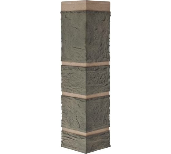 Наружный угол к фасадным панелям Альта Профиль КАМЕНЬ ПРИРОДНЫЙ МАЛАХИТ 5864 1