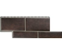 Фасадная панель Альта Профиль Камень Флорентийский (коричневый) 7430