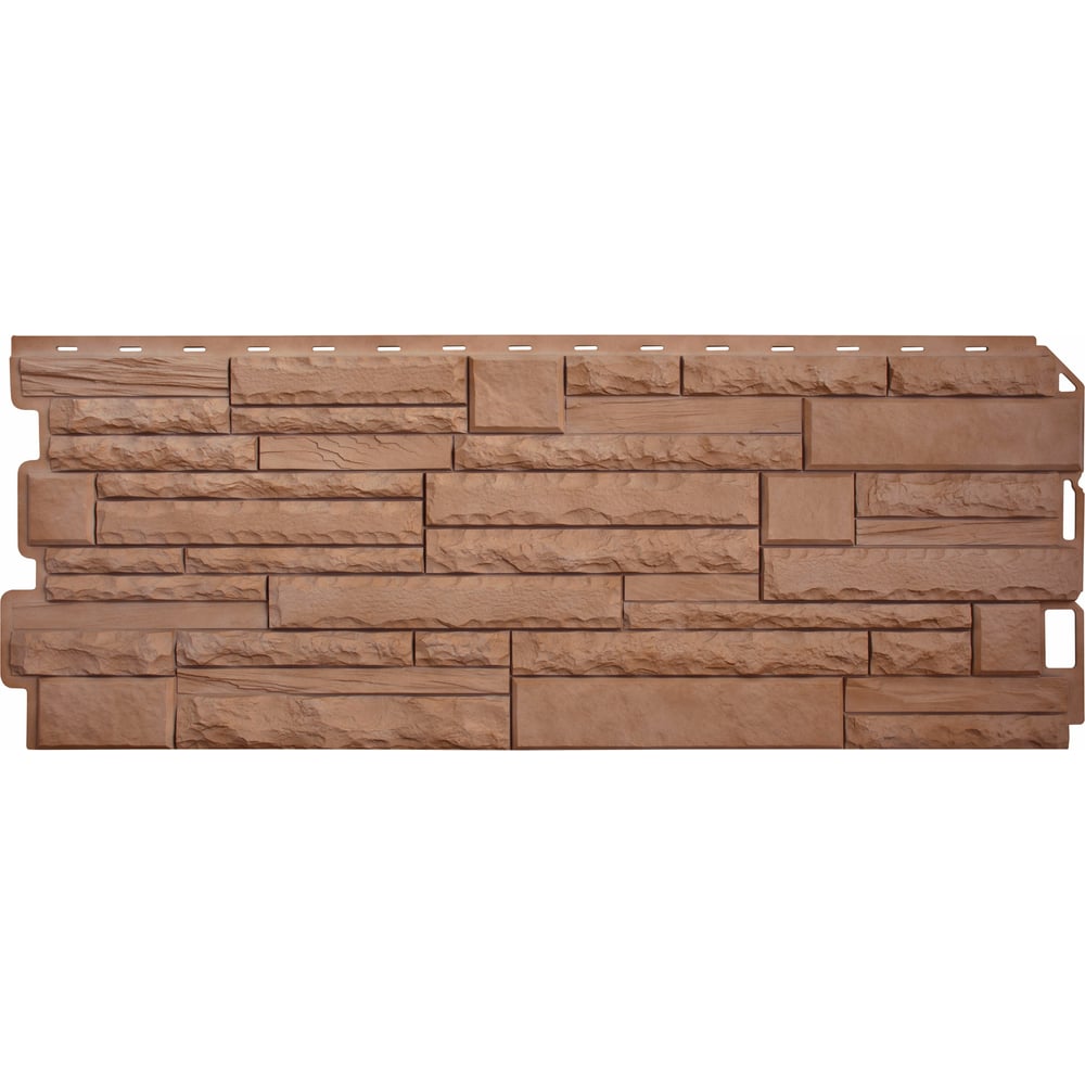 Фасадная панель Альта Профиль Скалистый камень ЭКО (терракотовый) 8365 ...