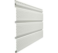 Перфорированный софит Docke Premium пломбир PSTR-1044