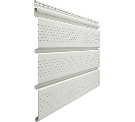 Перфорированный софит Docke Premium пломбир PSTR-1044