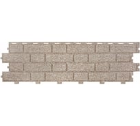 Сайдинг Tecos BRICK WORK сильвер, акрил, 1140х350 мм, 0.399 кв. м S-BW-Silver ACRYL