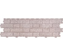 Сайдинг Tecos BRICK WORK шампань, 1140х350 мм, 0.399 кв. м S-BW-Champagne AS