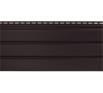 Софит к сайдингу profBUILD 3000х300 мм, перфорация по центру, коричневый 51889