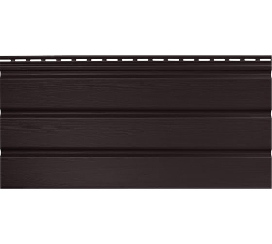 Софит к сайдингу profBUILD 3000х300 мм, гладкий, коричневый 51888