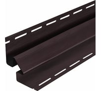Внутренний угол к сайдингу PROFBUILD акрил коричневый 51608