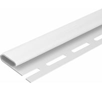 Финишный профиль к сайдингу PROFBUILD белый 51548