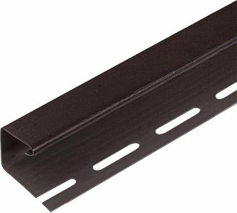 J-профиль к сайдингу PROFBUILD акрил коричневый 51607