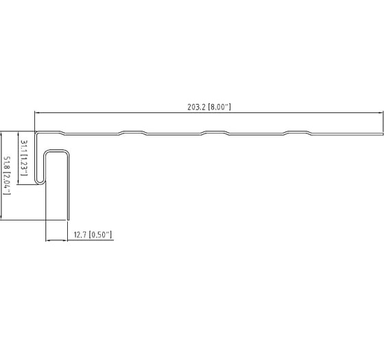 J-фаска к сайдингу PROFBUILD акрил коричневый 51612