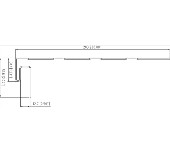J-фаска к сайдингу PROFBUILD белый 51555