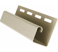 Профиль Grand Line J, 3 м, двухслойный GL, слоновая кость, 51 штука 157486