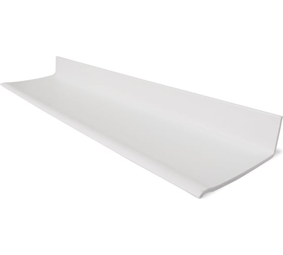Уголок ПВХ WINPLAST W 014 50x18x2 мм, 105 градусов, 3 м, белый W014-3 1