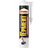 Силиконовый герметик МОМЕНТ Гермент высокотемпературный, красно-коричневый, 300 мл 3001527