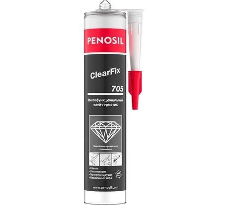 Гибридный прозрачный клей-герметик Penosil ClearFix 705 290 мл H4205
